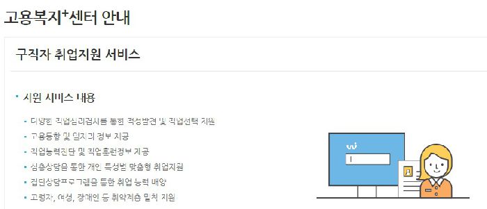 고용센터의 장점을 나에게 맞게 활용해보아요~